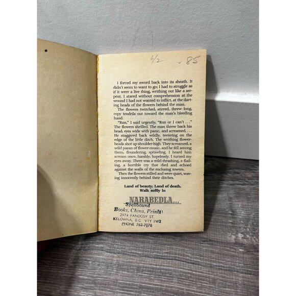 Falcons of Narabedla Novel by Marion Zimmer Bradley Paperback 1979 - Picture 3 of 3